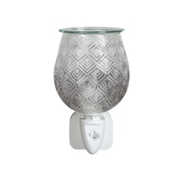 Wax Melter Plug In - Clear Glass Leaf 12cm Wax Melter Plug In - Clear Glass Leaf 12cm