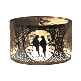 Carousel Shade Metal Silhouette - Silver Doves 13cm Carousel Shade Metal Silhouette - Silver Doves 13cm