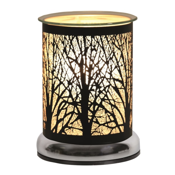 Electric Wax Melter Touch - Black Silhouette Forest 17cm Electric Wax Melter Touch - Black Silhouette Forest 17cm