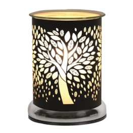 Electric Wax Melter Touch - Black Silhouette Tree Of Life 17cm Electric Wax Melter Touch - Black Silhouette Tree Of Life 17cm