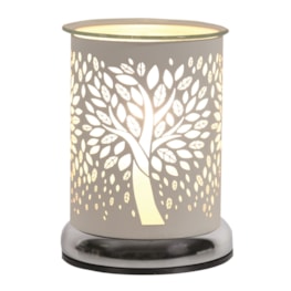 Electric Wax Melter Touch - White Silhouette Tree Of Life 17cm Electric Wax Melter Touch - White Silhouette Tree Of Life 17cm