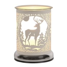 Electric Wax Melter Touch - White Silhouette Stag 17cm Electric Wax Melter Touch - White Silhouette Stag 17cm