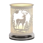 Electric Wax Melter Touch - White Silhouette Stag 17cm Electric Wax Melter Touch - White Silhouette Stag 17cm