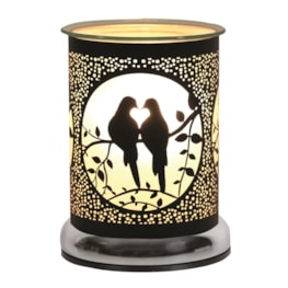 Electric Wax Melter Touch - Black Silhouette Doves 17cm Electric Wax Melter Touch - Black Silhouette Doves 17cm