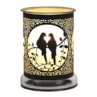 Electric Wax Melter Touch - Black Silhouette Doves 17cm Electric Wax Melter Touch - Black Silhouette Doves 17cm