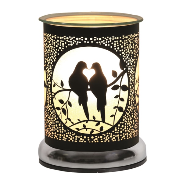 Electric Wax Melter Touch - Black Silhouette Doves 17cm Electric Wax Melter Touch - Black Silhouette Doves 17cm