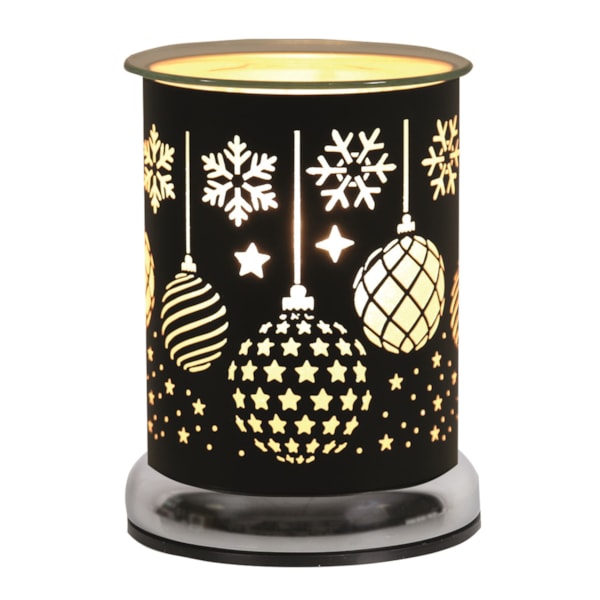 Electric Wax Melter Touch - Black Silhouette Baubles 17cm Electric Wax Melter Touch - Black Silhouette Baubles 17cm