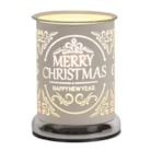 Electric Wax Melter Touch - White Silhouette Merry Christmas 17cm Electric Wax Melter Touch - White Silhouette Merry Christmas 17cm