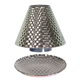 Jar Shade & Tray Set - Silver Lustre Jar Shade & Tray Set - Silver Lustre
