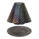 Jar Shade & Tray Set - Grey Lustre Jar Shade & Tray Set - Grey Lustre