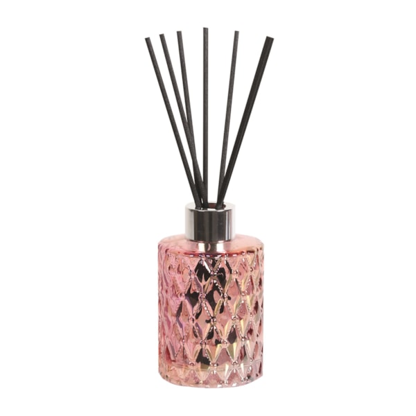 Pink Lustre Glass Reed Diffuser Bottle & 50 Fibre Reeds Pink Lustre Glass Reed Diffuser Bottle & 50 Fibre Reeds