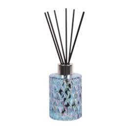 Blue Lustre Glass Reed Diffuser Bottle & 50 Fibre Reeds Blue Lustre Glass Reed Diffuser Bottle & 50 Fibre Reeds