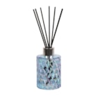 Blue Lustre Glass Reed Diffuser Bottle & 50 Fibre Reeds Blue Lustre Glass Reed Diffuser Bottle & 50 Fibre Reeds