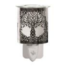 Wax Melter Plug In - Chrome Tree of Life 13cm Wax Melter Plug In - Chrome Tree of Life 13cm