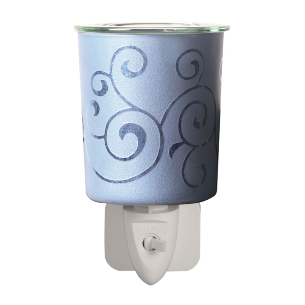 Wax Melter Plug In - Blue Swirl 13cm Wax Melter Plug In - Blue Swirl 13cm