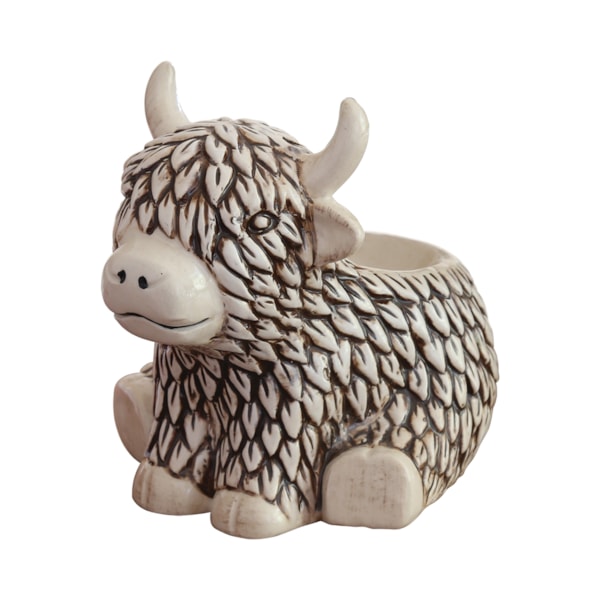 Highland Cow Sat Melter 16cm Highland Cow Sat Melter 16cm