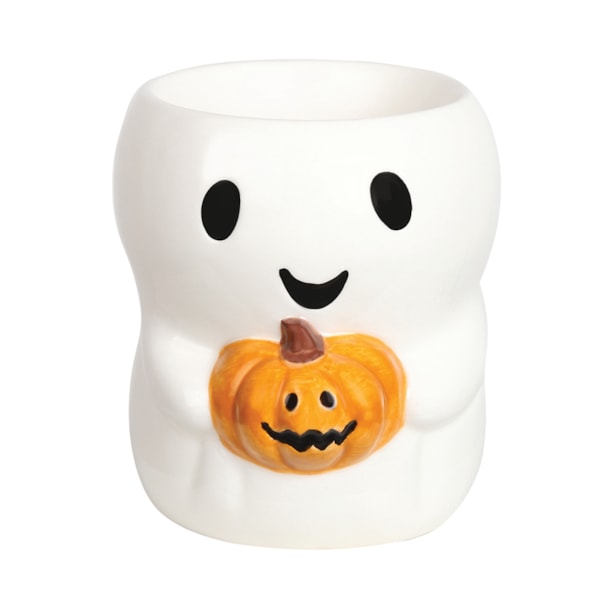 Ghost Holding Pumpkin Melter 10cm Ghost Holding Pumpkin Melter 10cm