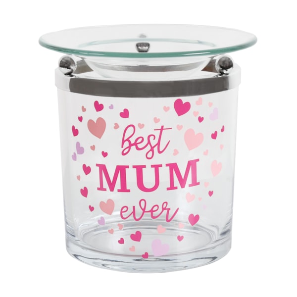 Tealight Wax Melter ‘Best Mum Ever’ 10cm Tealight Wax Melter ‘Best Mum Ever’ 10cm