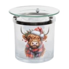 Festive Highland Cow Melter 10cm Festive Highland Cow Melter 10cm