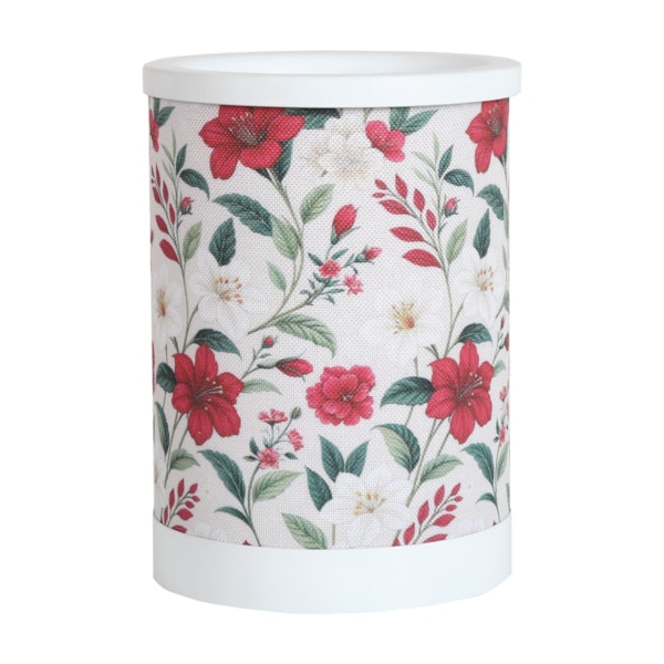 Electric Melter Red Floral 15cm