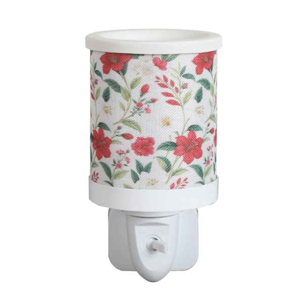 Plug In Melter Red Floral 14cm