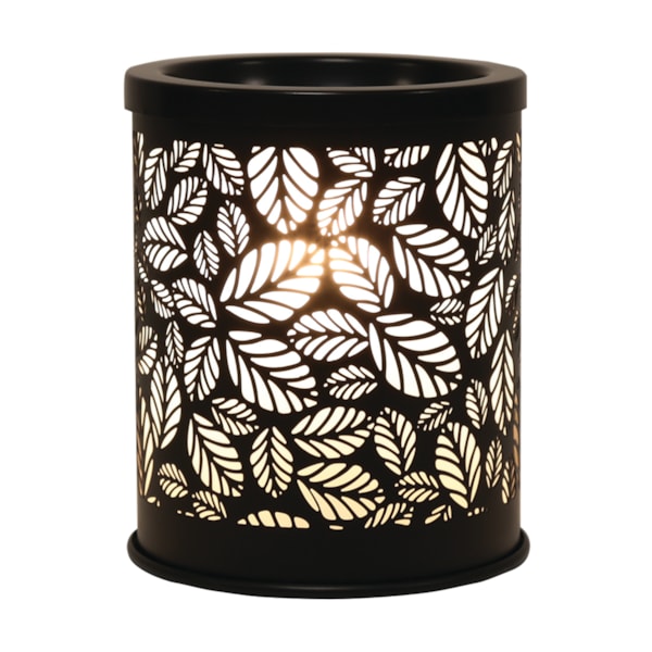 Electric Melter Leaves Black 13cm