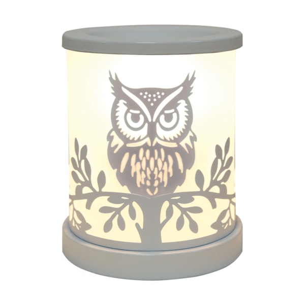 Electric Melter Owl White 15cm
