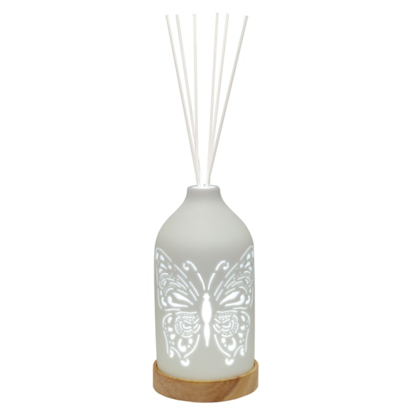LED Ceramic Reed Diffuser Butterfly 19cm
