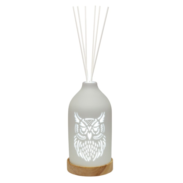 LED Ceramic Reed Diffuser Owl 19cm LED Ceramic Reed Diffuser Owl 19cm