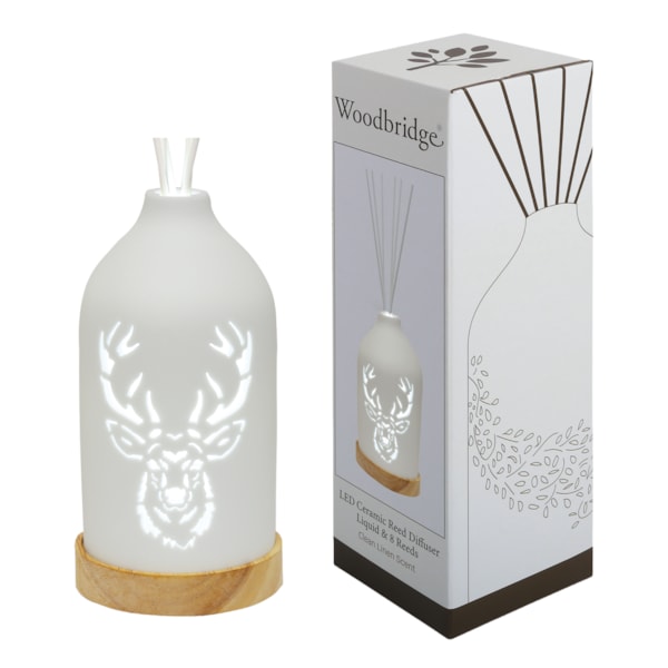LED Ceramic Reed Diffuser Stag 19cm LED Ceramic Reed Diffuser Stag 19cm