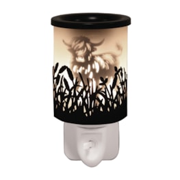 Plug In Highland Cow Black 14cm