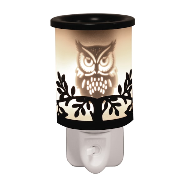 Plug In Owl Black 14cm