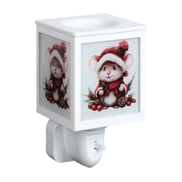 Plug In Christmas Mouse 14cm Plug In Christmas Mouse 14cm