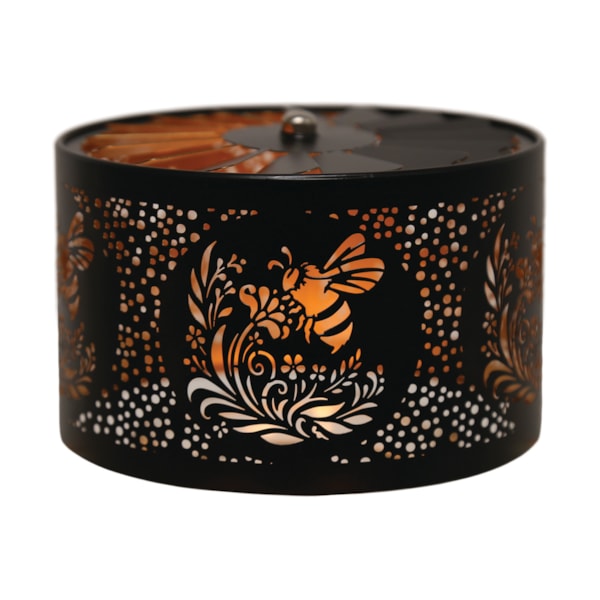 Carousel Shade Metal Silhouette - Black & Gold Bee 13cm Carousel Shade Metal Silhouette - Black & Gold Bee 13cm