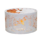 Carousel Shade Metal Silhouette - White & Gold Bee 13cm Carousel Shade Metal Silhouette - White & Gold Bee 13cm