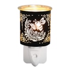 Wax Melter Plug In - Black & Gold Silhouette Bee 13cm