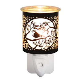 Wax Melter Plug In - Black & Gold Silhouette Bird 13cm Wax Melter Plug In - Black & Gold Silhouette Bird 13cm
