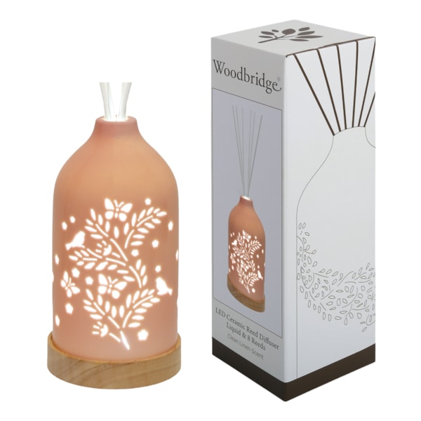 LED Ceramic Diffuser Bird Pink 19cm LED Ceramic Diffuser Bird Pink 19cm