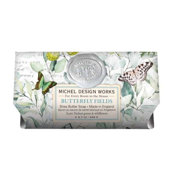 Butterfly Fields Bath Soap Bar by Michel Design Works Butterfly Fields Bath Soap Bar by Michel Design Works