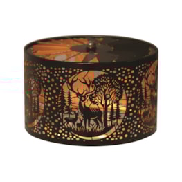Carousel Shade Metal Silhouette - Black and Gold Deer 13cm Carousel Shade Metal Silhouette - Black and Gold Deer 13cm