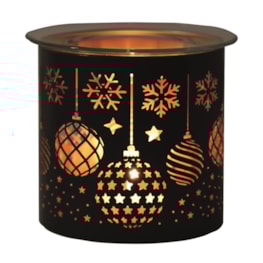 Tealight Wax Melter and Candle Holder - Black Silhouette Melter Baubles Tealight Wax Melter and Candle Holder - Black Silhouette Melter Baubles