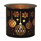 Tealight Wax Melter and Candle Holder - Black Silhouette Melter Baubles Tealight Wax Melter and Candle Holder - Black Silhouette Melter Baubles