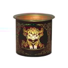 Tealight Wax Melter and Candle Holder - Black & Gold Silhouette Melter Highland Tealight Wax Melter and Candle Holder - Black & Gold Silhouette Melter Highland