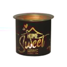 Tealight Wax Melter and Candle Holder - Black & Gold Silhouette Melter Home Tealight Wax Melter and Candle Holder - Black & Gold Silhouette Melter Home