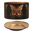 Jar Shade & Tray Set Metal Silhouette - Black Butterfly Jar Shade & Tray Set Metal Silhouette - Black Butterfly