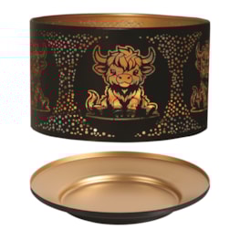 Jar Shade & Tray Set Metal Silhouette - Black Highland Jar Shade & Tray Set Metal Silhouette - Black Highland