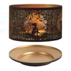 Jar Shade & Tray Set Metal Silhouette - Black Seat Fairy Jar Shade & Tray Set Metal Silhouette - Black Seat Fairy