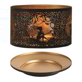 Jar Shade & Tray Set Metal Silhouette - Black Seat Fairy Jar Shade & Tray Set Metal Silhouette - Black Seat Fairy