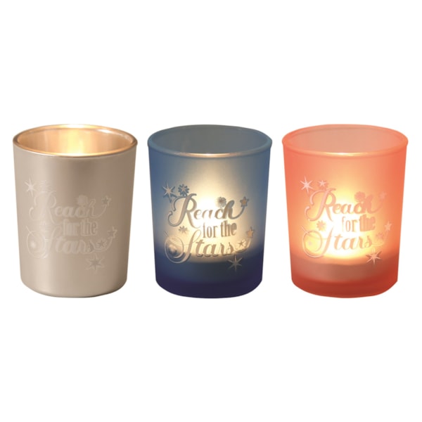 Reach for the Stars Tealight Votive Holders set3 Reach for the Stars Tealight Votive Holders set3