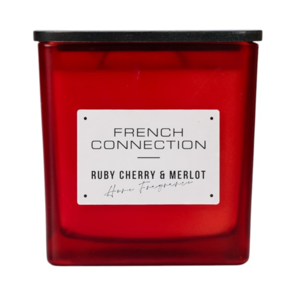 Ruby Cherry & Merlot Candle by French Connection 800g Ruby Cherry & Merlot Candle by French Connection 800g